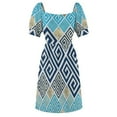 thumbnail image 6 of Greek Meander Pattern - Greek Key Ornament Sleeveless Dress dresses for official occasions, 6 of 7