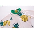 thumbnail image 4 of Kid Boys Chic Animals Printed One-Piece Rash Guard with Sun Hat 2pcs Swimsuit Pool Swimwear Beach Bathing Suit (Pineapple, 7), 4 of 4