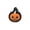 A007- Orange (Halloween Pumpkin), variant on 3D Printed Halloween Squeeze Toys, Halloween Party Favors, Ball Chain Keychain, Keychain for Car Keys, 1.5X1.5X1 Inch Cute Black White Ghost Cat Press Sensory Toys for Bag Charm