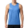 thumbnail image 2 of Agkizg Men Sleeveless Athletic Tank Tops, Quickly Dry Summer Running Basketball Shirts Lightweight Breathable Muscle Vests for Gym Training Workout Daily Sport Wear, 2 of 5