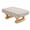 gray, variant on Canming Foot Stool Ottoman with Wood Legs - Gray Fabric Cushion, 16‘’x11.8‘’x7‘’, Nordic Minimalist Design, Comfortable and Durable Home Footrest
