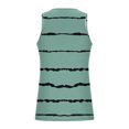 Cagnkofi Mens Sleeveless T Shirts Summer Casual Striped Print Vest
