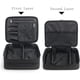 thumbnail image 3 of Estuche de maquillaje de viaje - Bolsas de cosméticos de doble capa - Dos espacios para guardar sus cosméticos - Estuche de maquillaje portátil multifunción para mujer (negro), 3 of 5