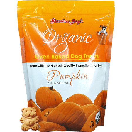 Grandma Lucy's Organic Pumpkin Oven Baked Dog Treats, 14-oz bag