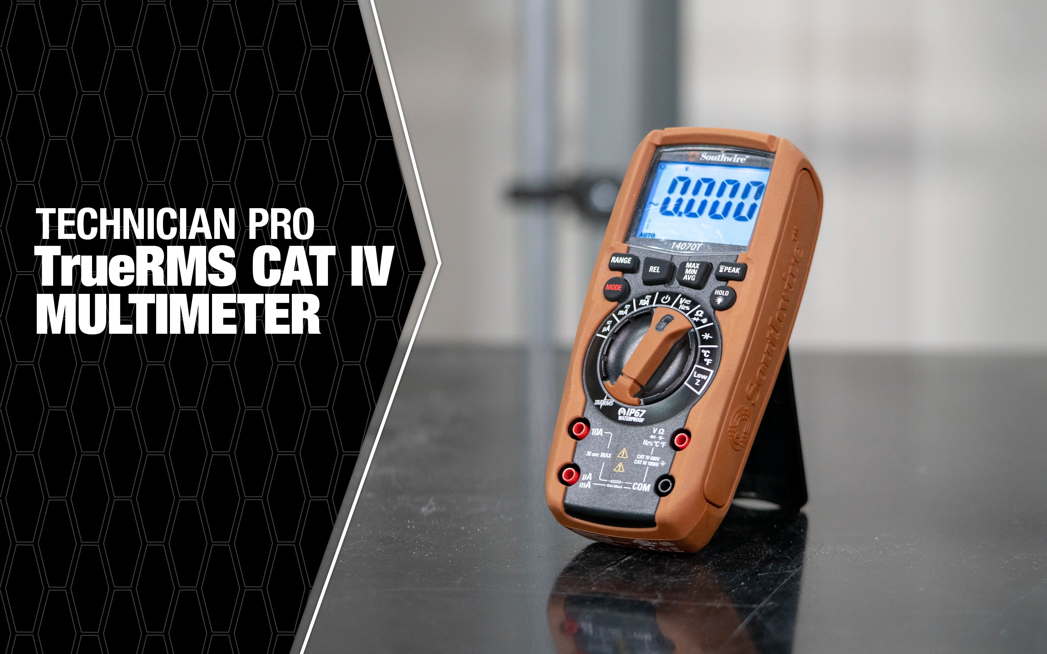 Southwire 14070T TechnicianPRO Auto-Ranging TrueRMS Digital Multimeter