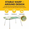thumbnail image 4 of St. Patrick's Day Table Cloths for 8 Foot Rectangle Tables, Green Truck Lucky Shamrocks Rustic Wooden Patio Waterproof Elastic Fitted Tablecloths, Washable Rectangular Table Cover for Camping, 4 of 8