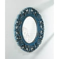 thumbnail image 2 of VINTAGE BELLE BLUE MIRROR, 2 of 2