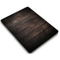 thumbnail image 3 of KSK KAISHEK Compatible Old MacBook Air 13" Case 2017 - 2010 Release Model A1369 & A1466, Plastic Hard Shell + Black Keyboard Cover, Wood grain 92, 3 of 5