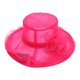 thumbnail image 1 of Sombrero de sol de organza con flores elegantes para mujer Sombrero de visera de ala ancha transpirable para el verano Nituyy Varios colores, elegantes sombreros para mujer, 1 of 5