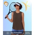 thumbnail image 5 of Pinspark Womens Workout Tops Quick Dry Athletic Tank Top UPF 50+ Sleeveless Running Shirts with Side Slits Lightweight Yoga Top, 5 of 6