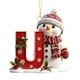 thumbnail image 2 of Adornos navideños, adornos navideños, regalos navideños, 26 letras, decoración para árbol de Navidad, colgante, adornos para árbol de Navidad, adornos navideños DIY, decoración navideña, decoración co, 2 of 9