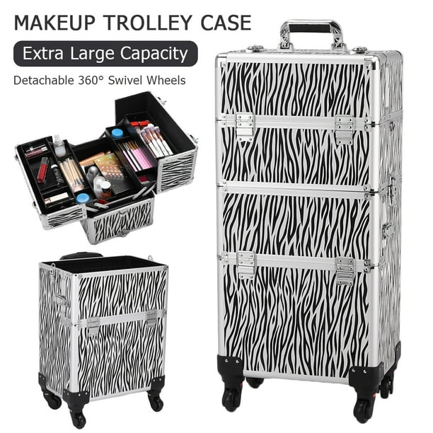 Makeup Case With Wheels For - Professional Rolling Makeup Artist Case Makeup Case With Wheels For - Professional Rolling Makeup Artist Case