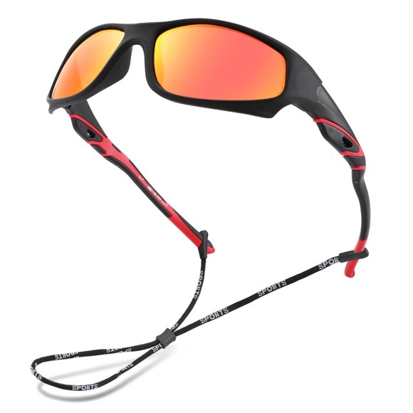 Gafas de Sol Polarizadas NULOOQ para Niños de 4 a 12 Años – Diseño de Béisbol Inquebrantables