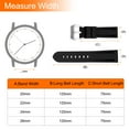 thumbnail image 2 of Uxcell Silicone Watch Bands 22mm Width Waterproof Quick Release Rubber Watch Bands with Silver Buckle for Men Women, Black, 2 of 7