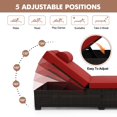 thumbnail image 3 of Outdoor Chaise Lounge Chairs for Outside Patio Furniture Set of 2 Wicker Recliner Rattan Sunbathing Lounger Adjustable Backrest Pool Reclining Chair, 3 of 7
