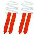 thumbnail image 4 of UPGRATOR Ceintures de Football Drapeau 2Ensemble Ceinture de Taille en PVC Durable avec Drapeaux Rouges pour Activités Sportives, 4 of 8