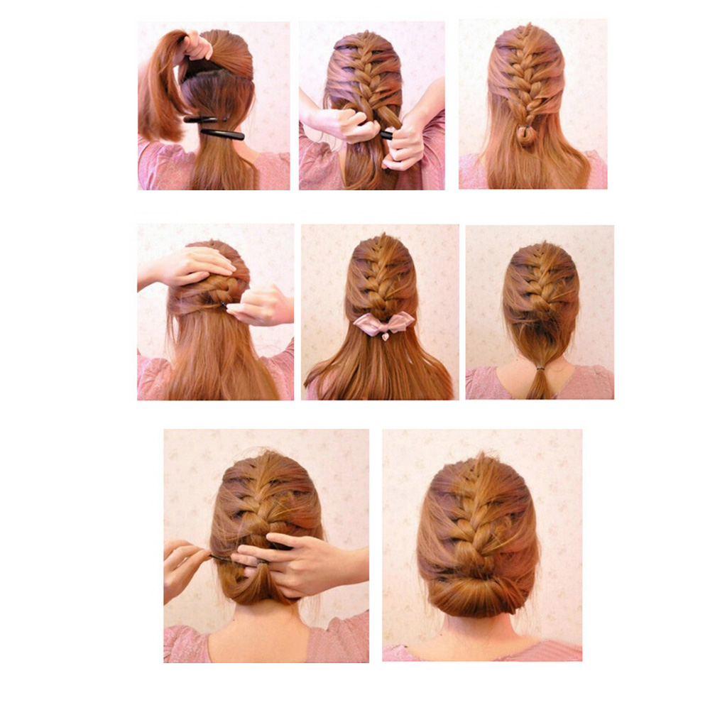 Tomshine 30% Human Hair  Mannequin Head for Braiding Hair Styling Practice 24'' Manikin Head with Clamp Holder - image 5 of 7