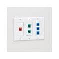 thumbnail image 3 of Eaton N042D-300-WH EATON TRIPP LITE SERIES TRIPLE-GANG FACEPLATE, DECORA STYLE - VERTICAL, WHITE, T, 3 of 3