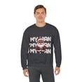 thumbnail image 5 of My Man Santa Unisex Heavy Blend™ Crewneck Sweatshirt, 5 of 7