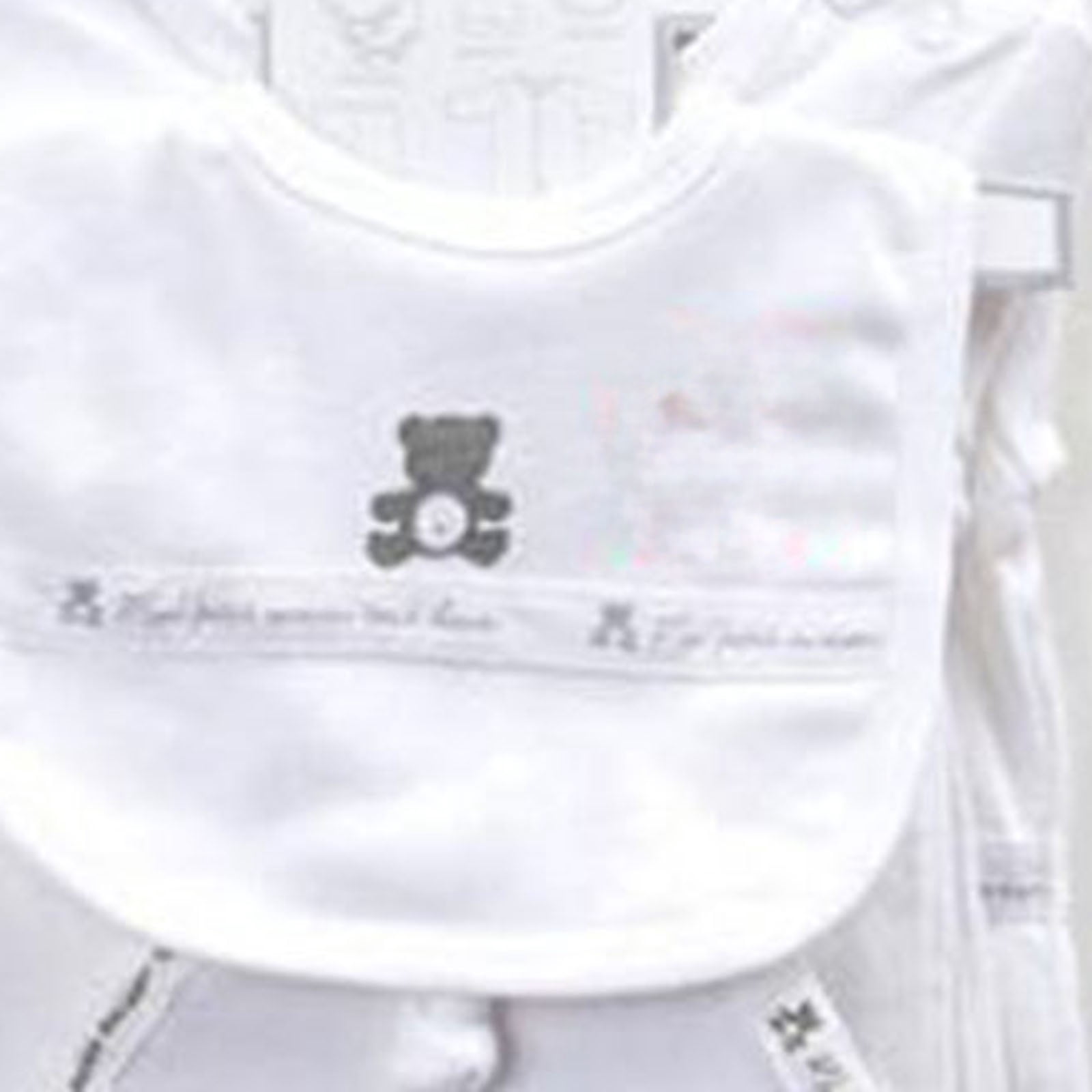 Povozer Newborn Baby Girl Layette Set Infant Toddler 6 Piece Set Piece Baby Set Clothes Size 0-9 Months,White