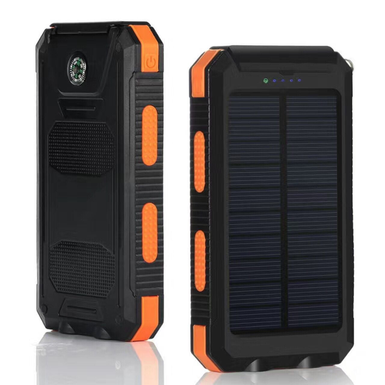 Waterproof 600000mAh Solar Power Bank with Dual USB Solar Panel Charger
