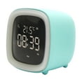 thumbnail image 5 of Grofry Cartoon Rabbit Ear Shape Rechargeable Digital Display LED Nigh Light Alarm Clock Blue Deer, 5 of 7