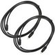 thumbnail image 1 of Fiber Optic Patch Cable Optical Audio Cable For Home Theater Systems Black 150Cm Signal Transmission 2Pcs, 1 of 4