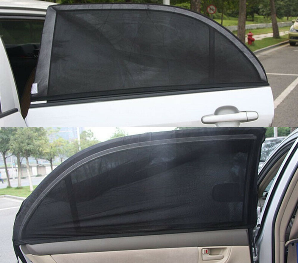 2 Pcs Auto Sun Shade Window Screen Cover Sunshade Protector For Car Auto Truck 
