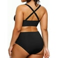 thumbnail image 5 of Rivelino Womens Plus Size Bikini Swimsuits High Waisted Two Piece Bathing Suits, 5 of 9