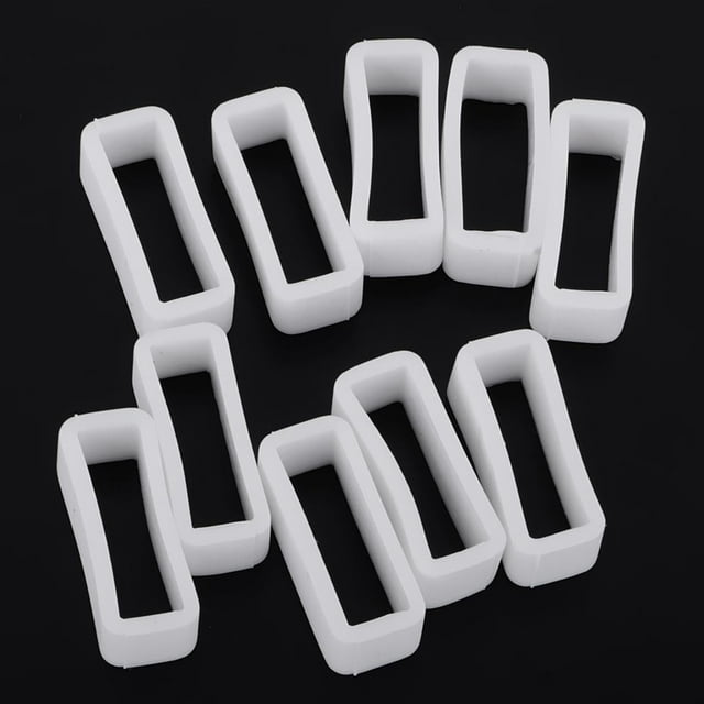 Lazos de goma negros Hugo 10 unidades 22mm