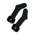 thumbnail image 3 of Calcetines para niños, finos, transpirables, cómodos, con adornos de lazo, amigables con la piel, calcetines negros hasta la rodilla para niñas para primavera y verano L (alrededor de 6 a 8 años), 3 of 5