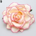 thumbnail image 2 of HEVIRGO Women Sweet Big Rose Blossom Flower Wedding Bridal Hair Clip Hairpin Brooch Pin(Rose), 2 of 10