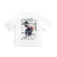 thumbnail image 4 of Superman Newspaper Watercolor Women's Boxy Cropped T-Shirt Casual Graphic Tee, 4 of 6
