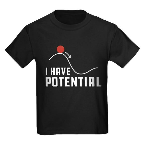 CafePress - I Have Potential Kids Dark T Shirt - Dark T-Shirt Kids XS-XL