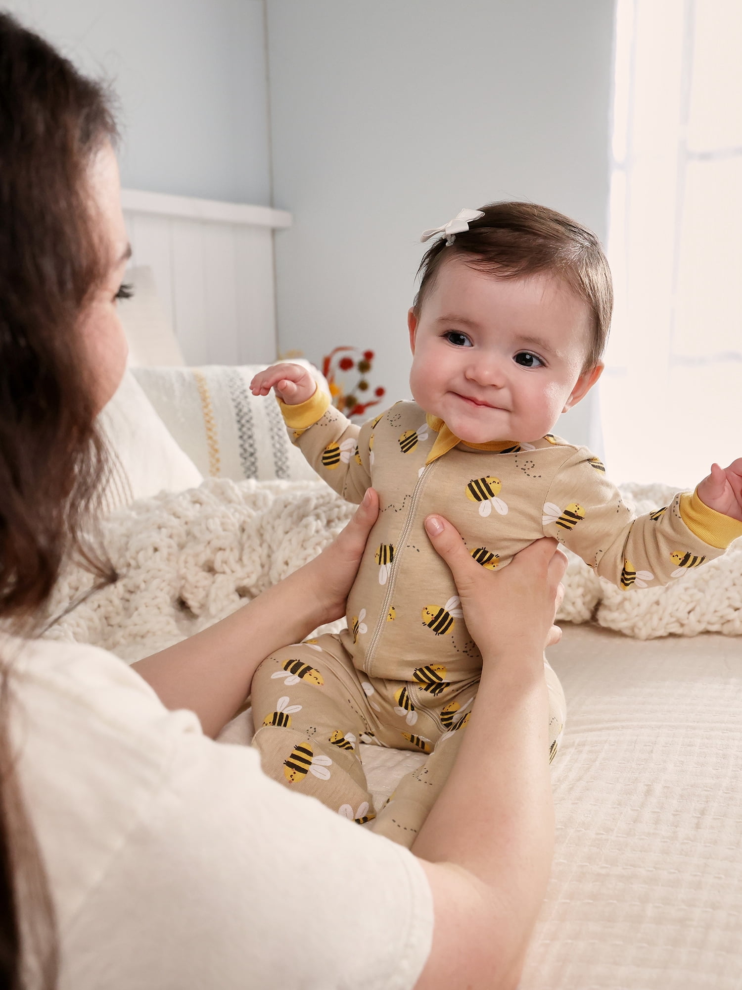 Gerber Gender Neutral Sleep ´N Play Footed Pajama, 3-Pack, Sizes Newborn - 6/9 Months