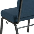 thumbnail image 6 of Flash Furniture Advantage 20.5" Fabric Church Chair in Blue and Silver Vein, 6 of 6