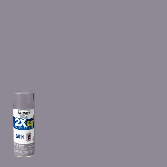 6 Pack, Silver Lilac Rust-Oleum American Accents 2X Ultra Cover Satin Spray Paint