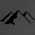thumbnail image 2 of CafePress - Mountains Maternity Dark T Shirt - Maternity Dark T-Shirt, 2 of 3