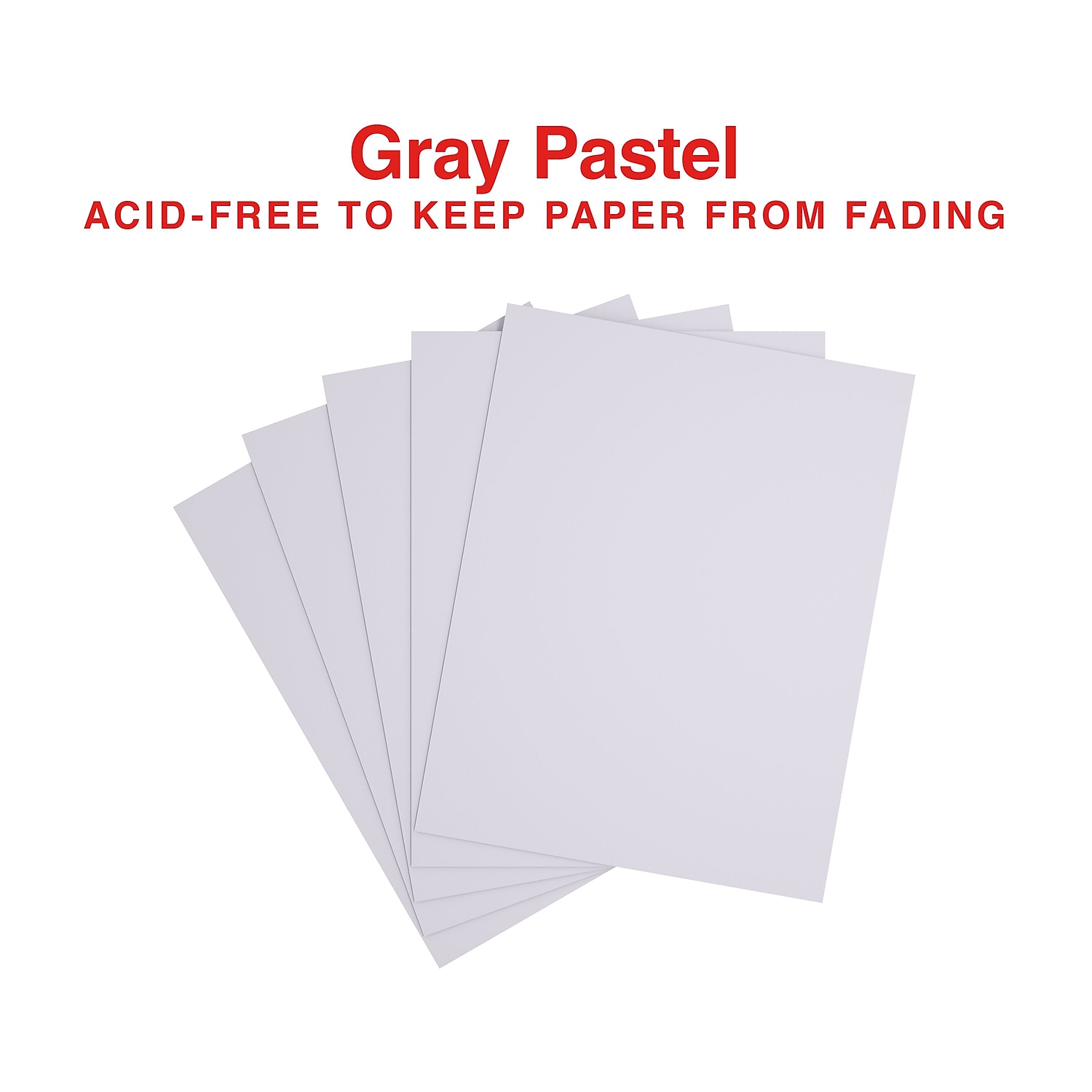 Staples Pastel 30% Recycled Color Copy Paper 20 lbs. 8.5" x 11" Gray 500 Sheets/Ream 10 Reams/Carton