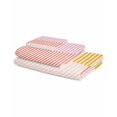 thumbnail image 2 of Colorful Stripe Towel Set of 3, Soft Microfiber Bath Towels, Hand Towel, Washcloths, Modern Pink Red Yellow Vertical Striped Quick-Dry Absorbent Towels for Bathroom Kitchen Hotel Beach Gym Spa, 2 of 7