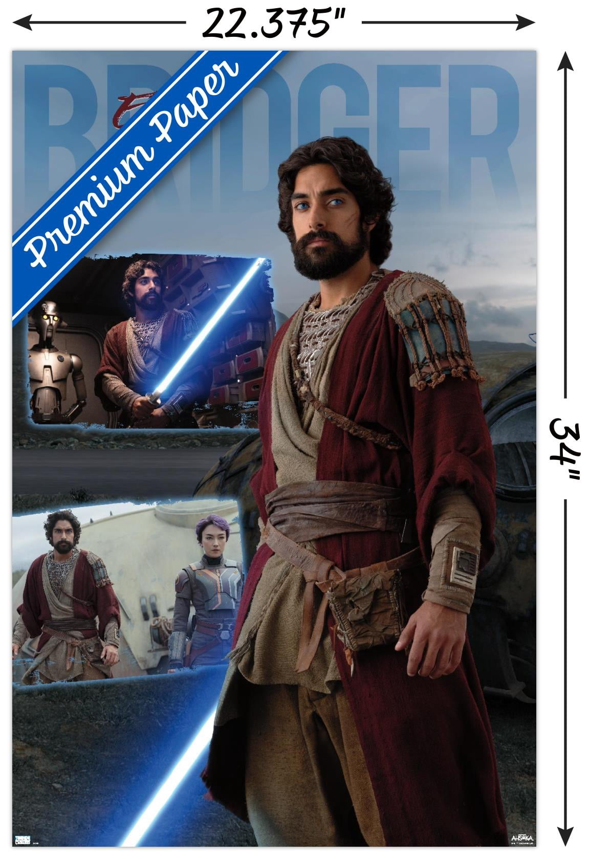 Star Wars: Ahsoka - Ezra Bridger Wall Poster, 22.375