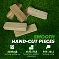 thumbnail image 1 of Yard Games Giant Tumbling Timbers 30 Inches Wood Stacking Indoor Outdoor Party Game With Carrying Case For Kids And Adults, Natural, 1 of 3