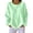 #0280-Green, variant on Long Sleeve Shirts for Women Crewneck Waffle Knit Solid Color Blouses Daily Wear Cozy Gatherings Sweaters Tops Gift