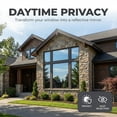 thumbnail image 7 of REGALWOVEN One Way Privacy Window Film for Home and Office - Heat Control and Static Cling Black Silver 39.4 x 23.6 Inch, 7 of 7