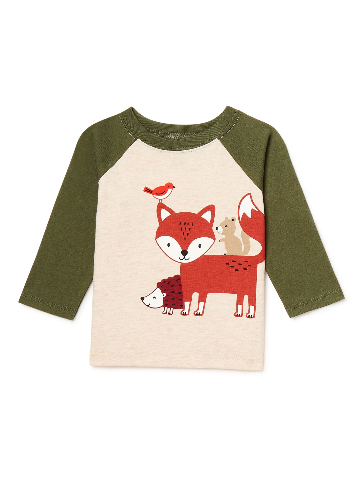 Woodland Fox print shorts animal forrest kids sizes 0 to 5 avail retro