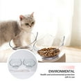 thumbnail image 4 of LEORX 1Pack Double Pet Bowls Plastic Dog Drinking Bowl for Pet Owners Shop Use, 4 of 8