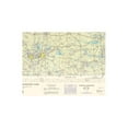 thumbnail image 2 of Historic Nautical Map - Ouachita Mountains - USGS 1960 - Vintage Wall Art, 2 of 4