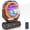 App Controlled Orange, variant on Rechargeable Rotating Misting Fan with App Control - Long Runtime Camping Fan with 360mL Water Tank, RGB Color Changing Lights, USB Charger Output and Hanging Hook for Patio, Tent, Garden, Bedroom an