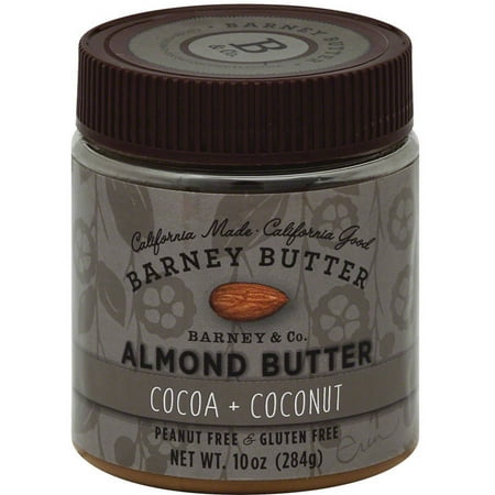 Almond Coconut Butter - Barney Butter Cocoa + Coconut Almond Butter, 10 oz, (Pack of 6)