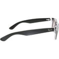 thumbnail image 2 of Ray-Ban Men's Polarized New Wayfarer RB2132-605258-55 Black Square Sunglasses, 2 of 3